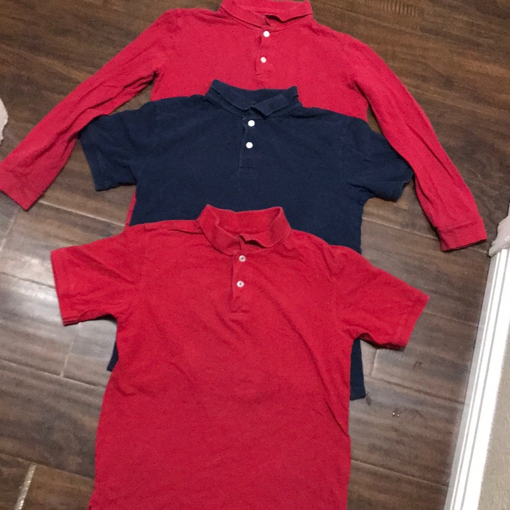 3 uniform shirts for boys